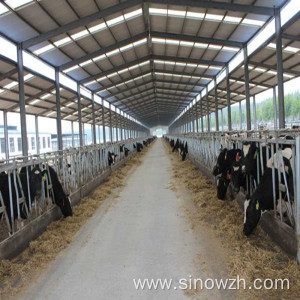 Prefab metal structure poultry house for animal